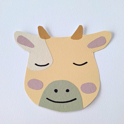 Wall sticker med dyremotiv #049 - Ko